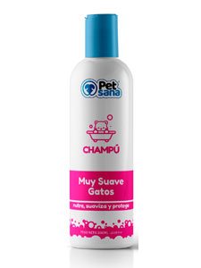 PET SANA CHAMPU MUY SUAVE GATO 300 ml.